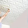 35*35cm 3d Self-adhesive Wall Stickers Ceiling Background Foam Waterproof Anti-collision Wallpaper Room Decor Warm Decoration