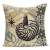 Fashion Nordic Style Marine Biology Conch Crab Octopus Cushion Cover Sea Whale Home Pillow Case Custom Pillows Covers