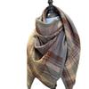 Wool Scarf Women's Winter Triangle Scarf Style Shawl Warm Neck Scarf Dual Use