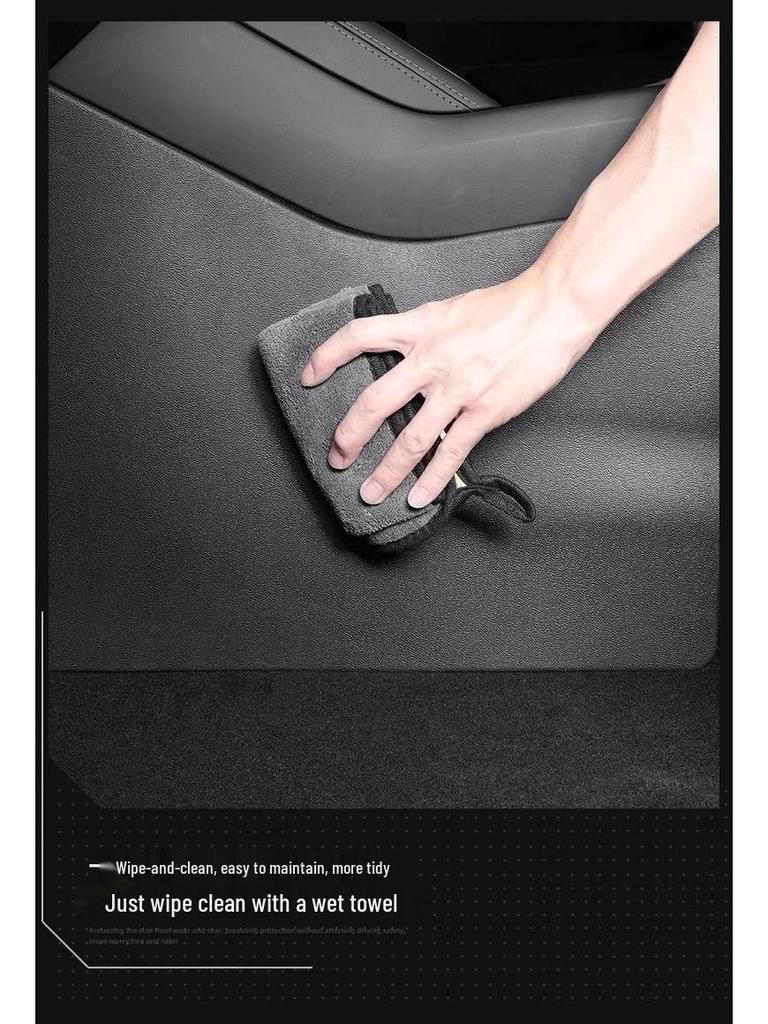 Tesla Model Y 25 New Version: Center Console Anti-Kick Pads - Protective Interior Panels, Model Y Accessories