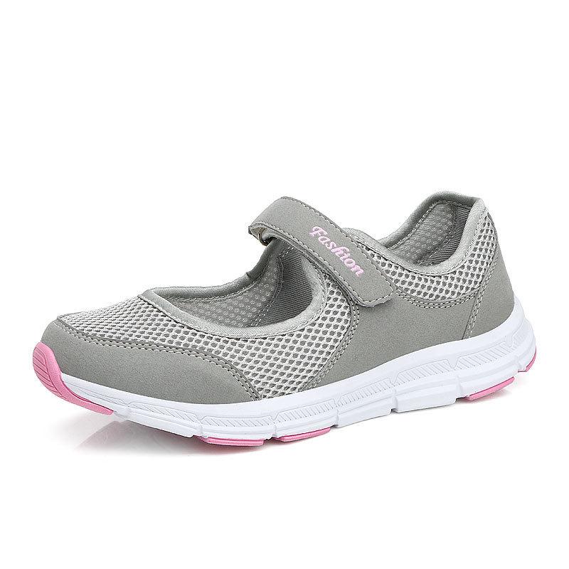 Spring new, light casual shoes, comfortable walking Velcro shoes