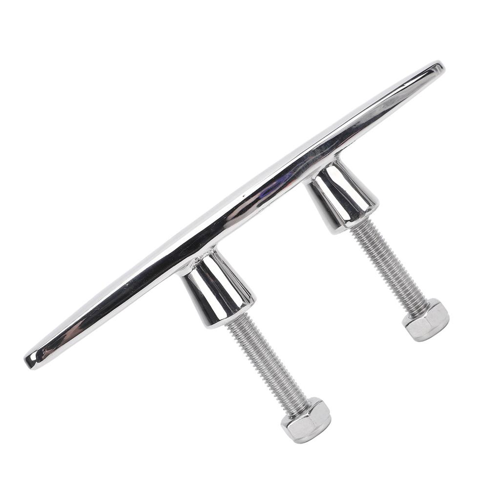 8 Zoll Aufklappbare Bootsklampe Poliert 316 Edelstahl Dockklampe Festmacher für Yacht Frachtschiff