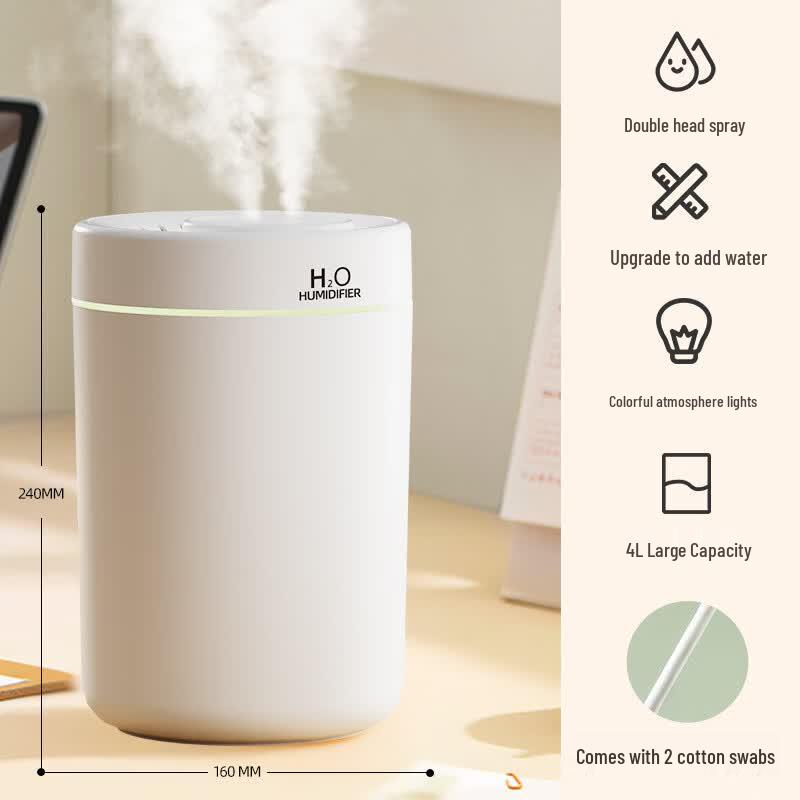 ZISIZ 4L Silent Home Humidifier
