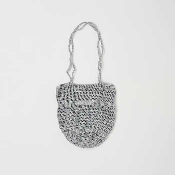 ROMANCE NET BAG IN SILVER