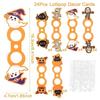 24pcs Halloween Lollipop Paper Card Cute Spider Mummy Ghost Pumpkin Skeleton Candy Holder Tags for Party Decor Supplies