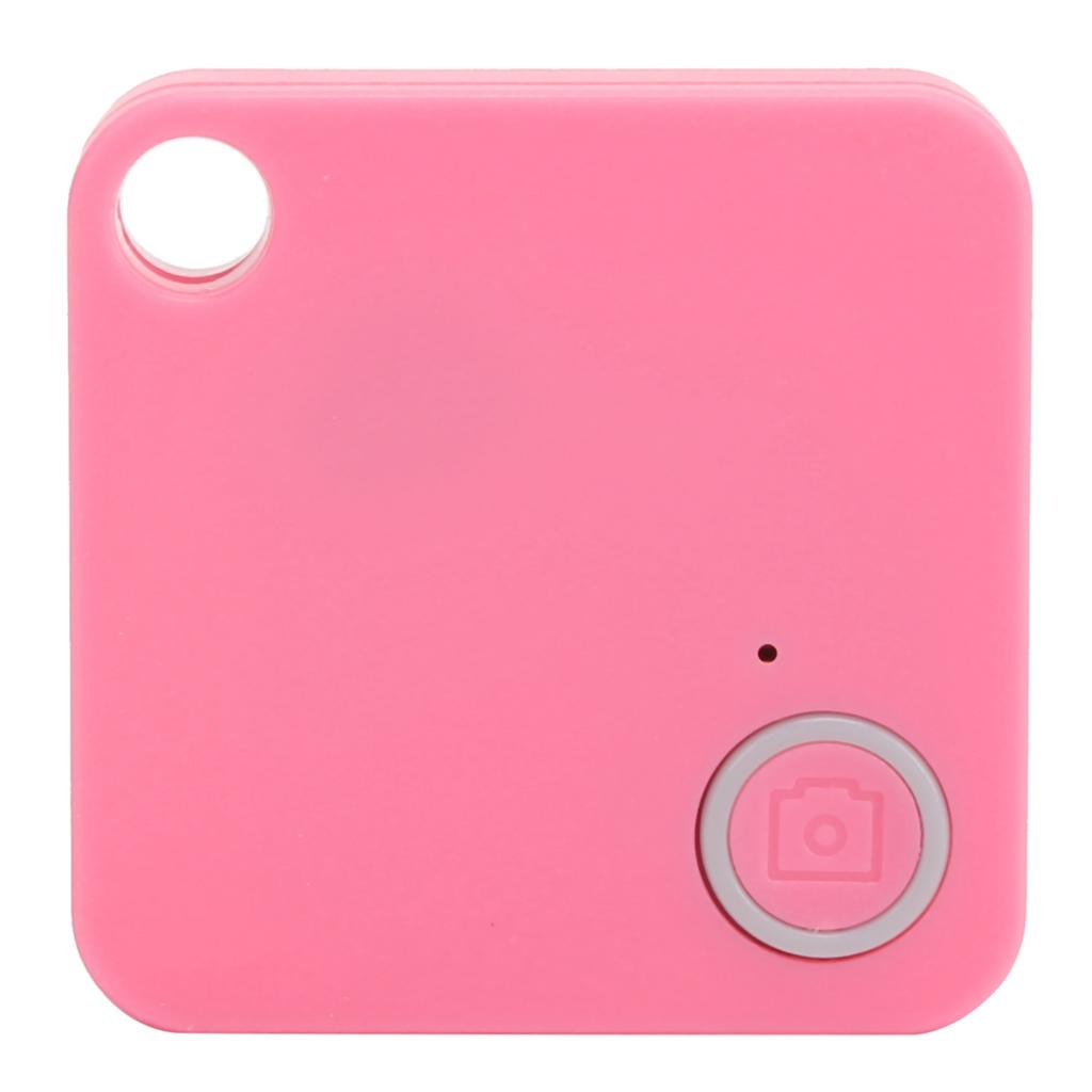 Bluetooth Tracking Device AntiLost Key Finder Item Locator AntiTheft Alarm for Children Pets Wallet(Pink )