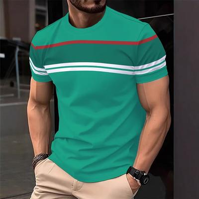 2025 Summer 3D Printed T-Shirt Men'S Fashion Street O-Neck Men'S Casual Short Sleeve Shirt Top Trend T-Shirt