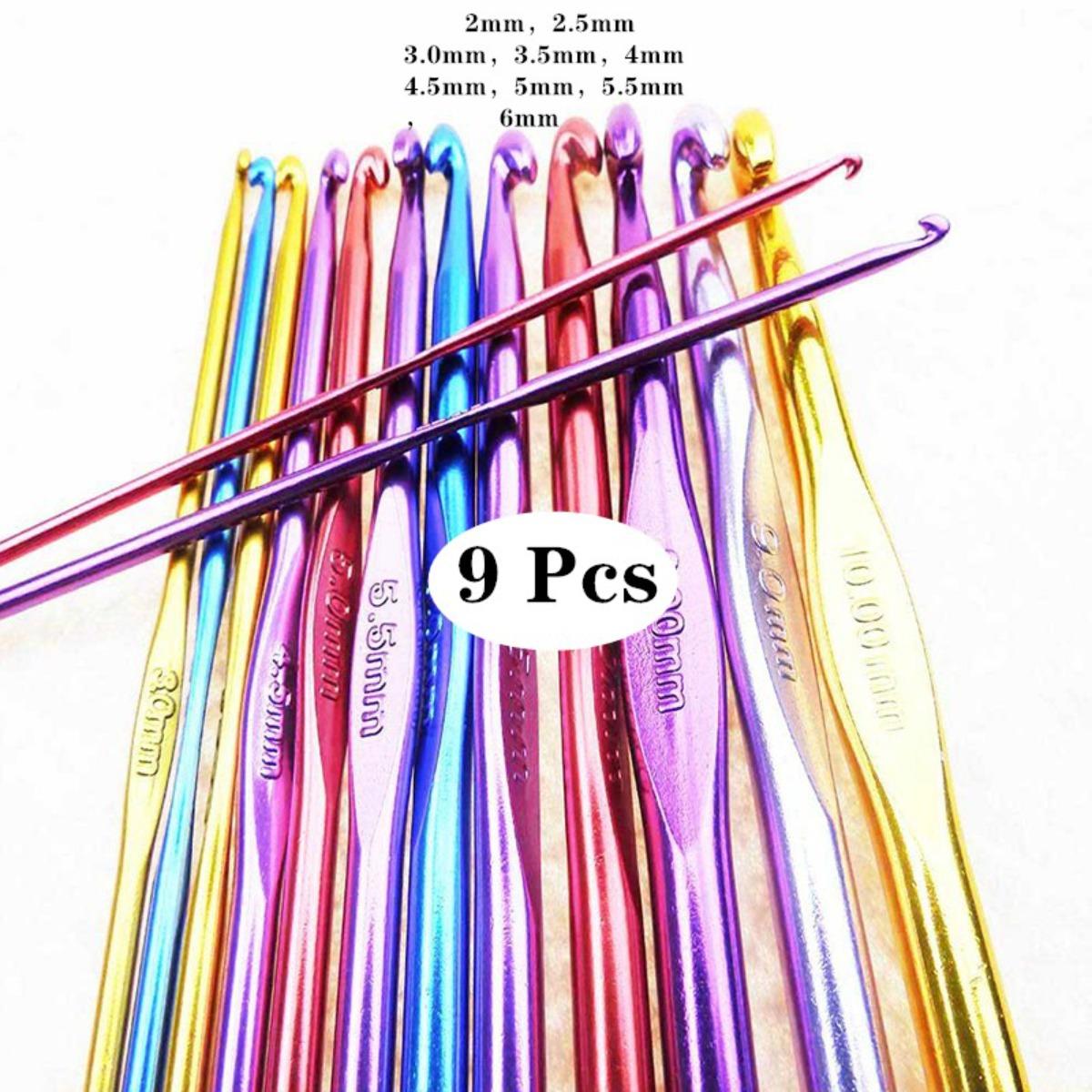 

Алюминиевый крючок для вязания крючком 2,0-6,0 мм