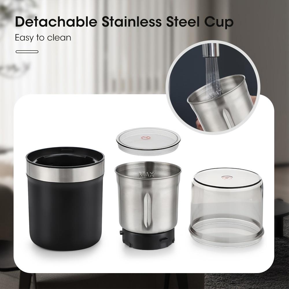 Electric Coffee Grinder Household Cereals Nuts Spices Beans Flour Grinder Machine Portable Multifunctional Kitchen Chopper Blade
