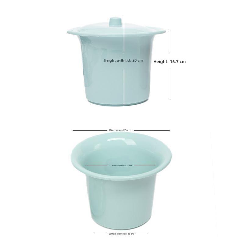 Maternity Urinal Bucket Home Use Odor Control Women's Bedroom Urinal Bottle Nighttime Urinal Female Urinal Basin with Lid