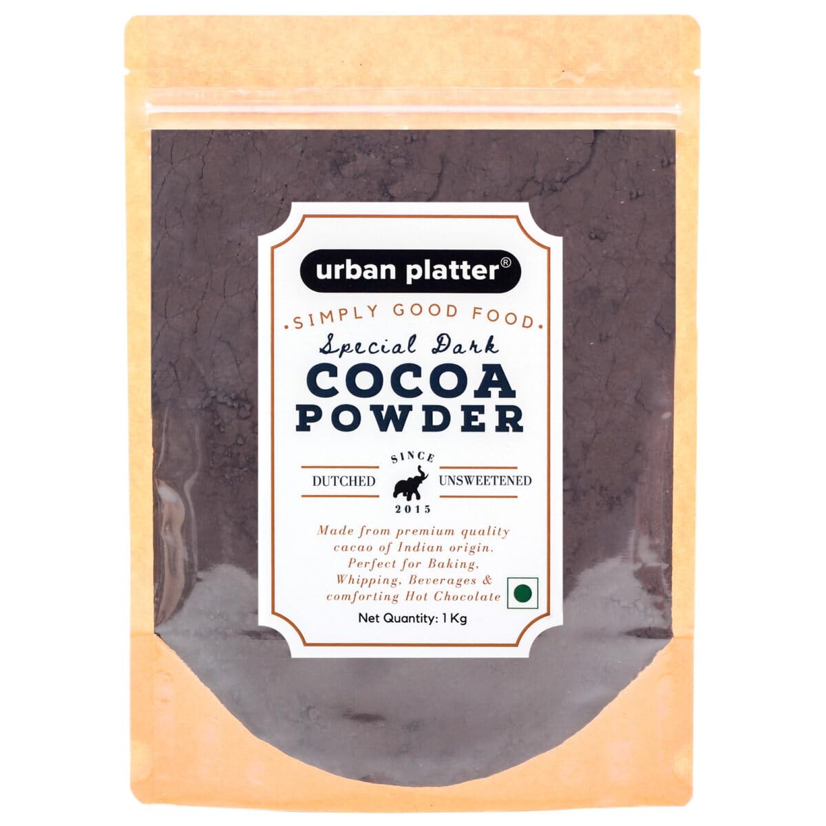 Urban Platter Special Dark Cocoa Powder, 1Kg