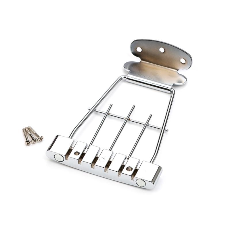 Guitar Bridge Tailpiece Replacement 6 String Electric Bass Guitar Trapeze Tailpiece Musical Instrument Accessories 1