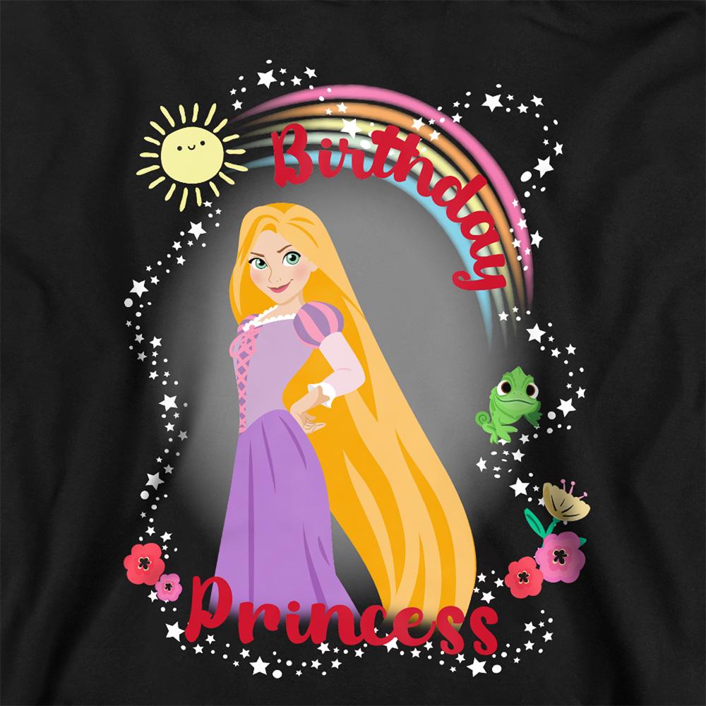 Tangled Childrens/Kids Birthday Princess Rapunzel Pascal Heather Hoodie