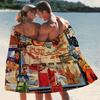 Fashion US Route 66 Towel Quick Drying Beach Towels Are Suitable For Swimming Pools Camping Yoga And The Gym