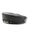 Korean Metal Chain Pu Leather Beret For Women Retro Solid Color Plain Color Octagonal Cap Girls Spring Autumn Flat Top Artist Painter Hat
