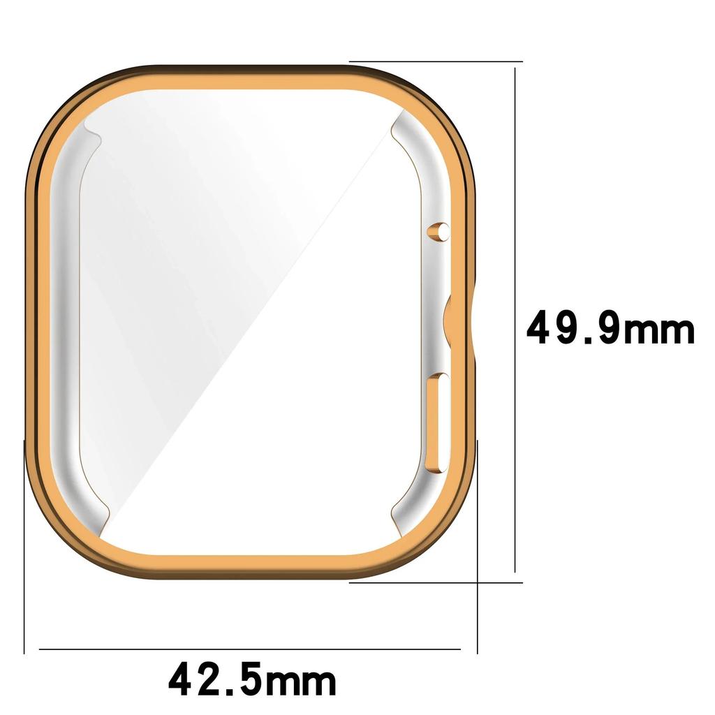 Watch Case For Redmi Watch 4 Full Soft and Clear TPU Screen Protector Shell Transparent Cover Protection Durable Accessories
