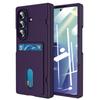 Wallet Slot Card Holder Hinge Protective Phone Case for Samsung Galaxy Z Fold 7 Fold7 5G Protector Shockproof Hard Shell Cover