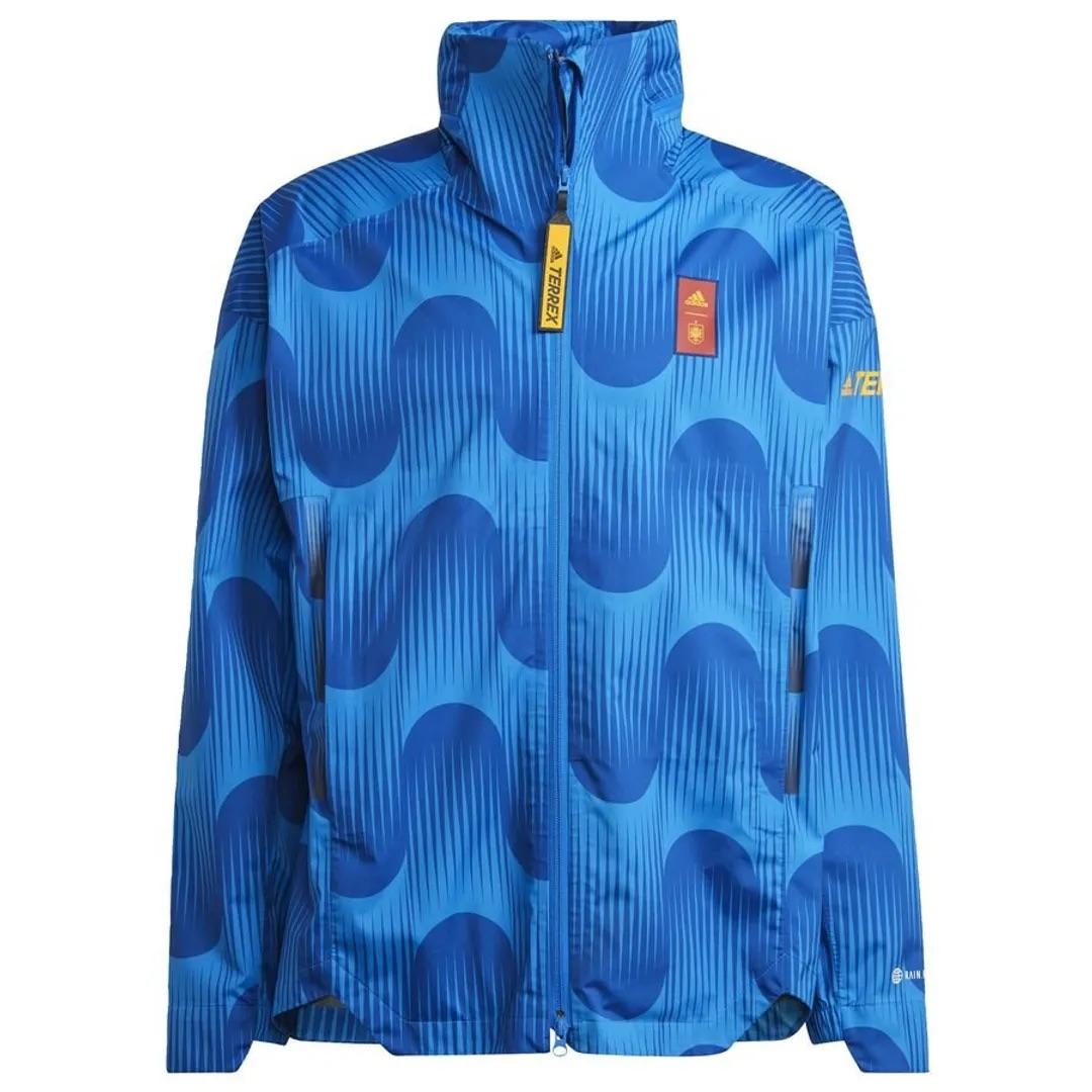 

Adidas 2022-23 Lifestyler MyShelter Куртка на молнии со стойкой, удобная, мужская, куртки, синяя, HE8899 L