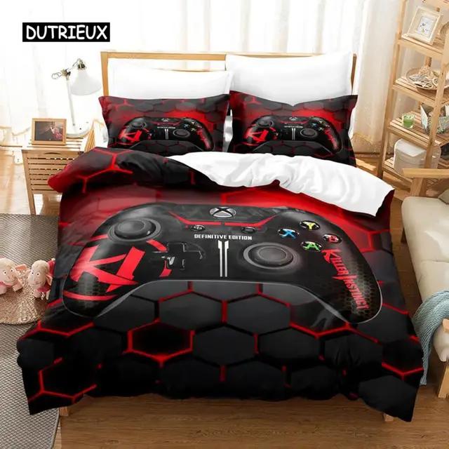 New Game Controller Duvet Cover Gamepad Bedding Set Kids Boys Teens Gifts Bedroom Decoration Video Game Duvet Cover For Youth