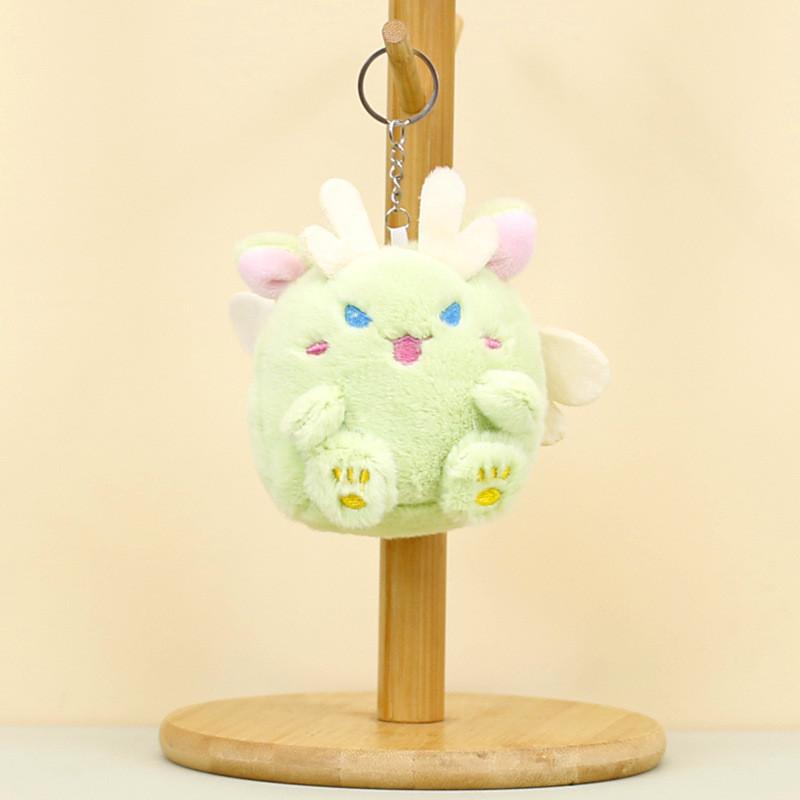 Adorable Plush Dragon Keychain Cute Chubby Monster Soft Toy For Couples