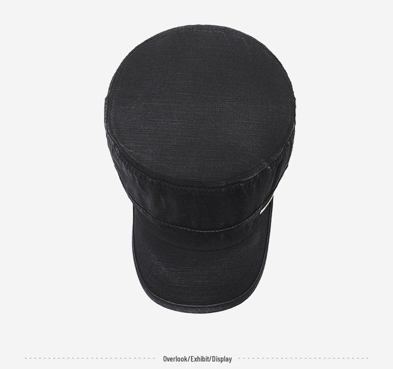 Breathable Adjustable Cotton Flat Top Duckbill Hat