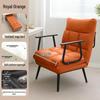 Dual-Use Reclining Office Chair: Foldable Nap Bed/Sofa Seat with Adjustable Backrest