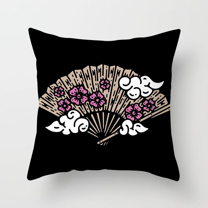Japanese Ninja Character Digital Single-sided Printing Sofa Pillow Cushion Cover Home