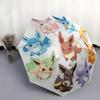 1pc Adorable Pokémon Cartoon Cartoon Practical Umbrella, Portable 3-Fold Compact Umbrella, Suitable for Camping, Hiking and Travel, Ideal Easter