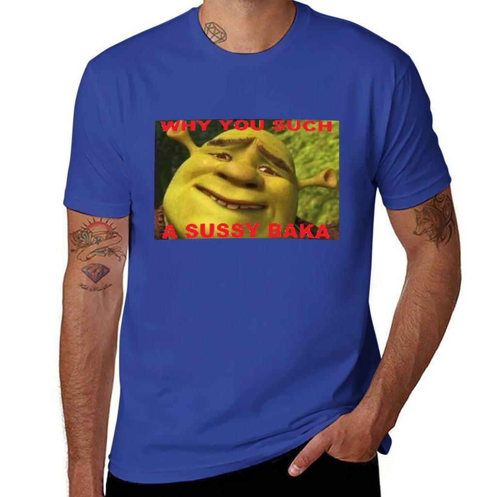 Warum du so ein sussy baka T-Shirt für einen Jungen Oversized-T-Shirts für Männer Grafik