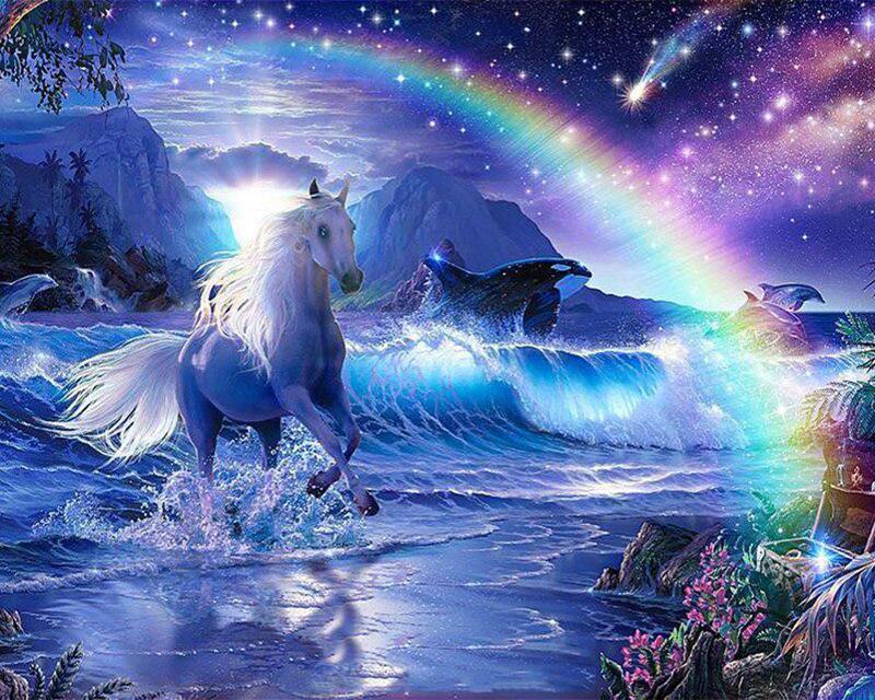 5D Diamond Painting Yard Animals Full Square Round Diamond Embroidery Full Set Watercolor Brown Dog Diamond Mosaic Craft Kit Home Decor