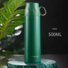 500ML Stainless Steel Thermos Cup Hot Coffee Vacuum Thermal Water Bottle Portable High-capacity Household Office Travel Tea Cups