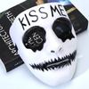 Full Face Hip Hop Mask Hand-painted Masquerade Mask Cyberpunk Street Dance Mask  Kids Adult