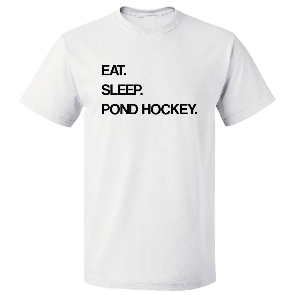 Camiseta de hockey Eat Sleep PondSe abre en una nueva ventana o pestaña XL