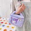 Cute Plush Handbag Portable Makeup Storage Bag Versatile Cosmetic Pouch Kawaii Gift For Girls