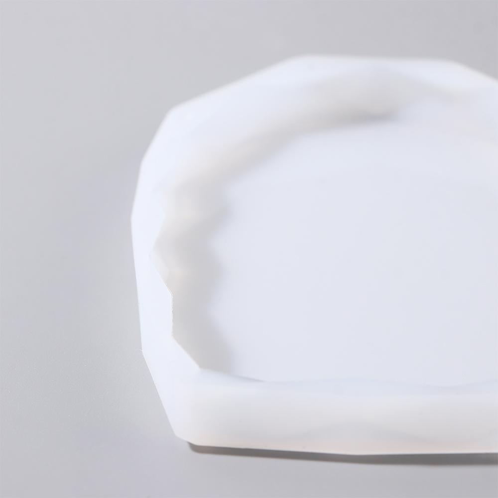 Mats  Edge Placemat Heart Shaped Coaster Mold Pad Clay Tools Tray Mould Resin Casting Mold