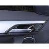 For BMW X1 X2 F48 2016-2022 Carbon Fiber Inner Door Handle Bowl Cover Trim 4PCS