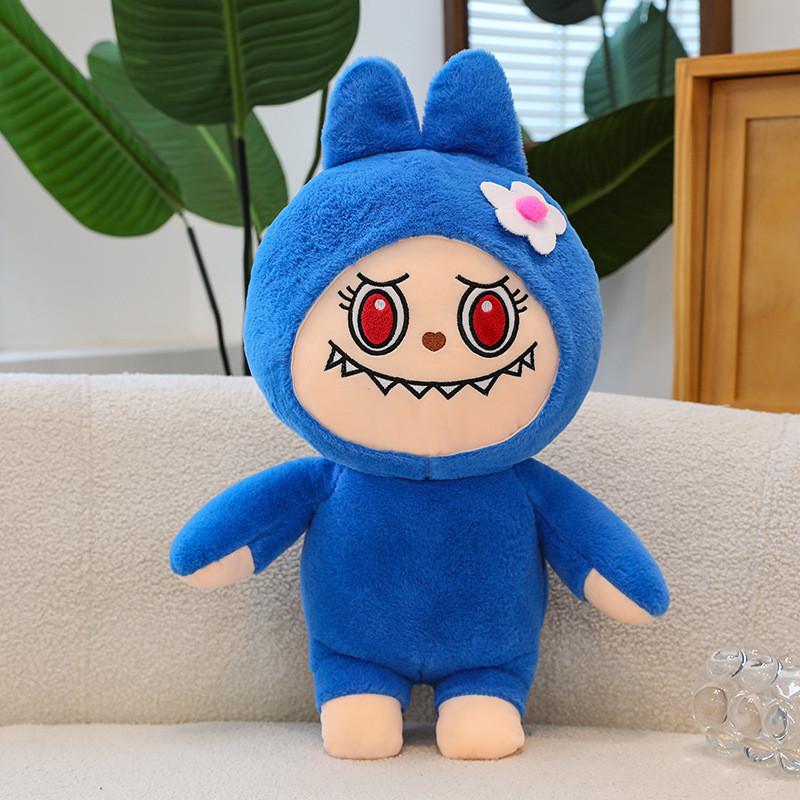 Adorable Labubu Plush Toy Cute Cartoon Animal Pillow Soft Stuffed Doll Gift For Kids