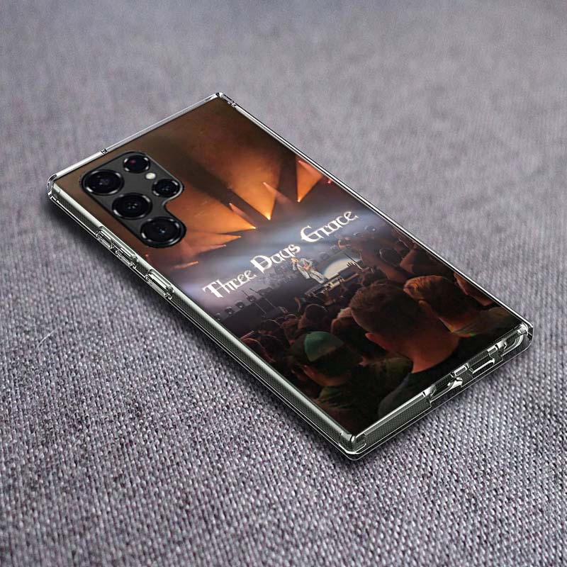 T-Three Days G-Grace band Phone Case For Samsung Galaxy S24 S23 S21 S20 FE S22 S26 Ultra S25 Edge S10 Plus Cover Clear TPU Capa