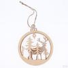 3D Reindeer Snowman Letter Wooden Pendent Hanging Christmas Ornament Reindeer/Snowman/Santa/Seasons