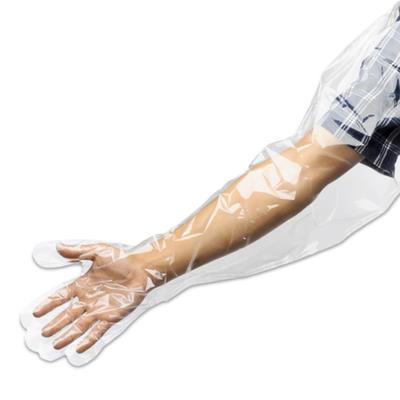 Disposable Long Vinyl Polyethylene Arm Long Left and Right Nursing Care Veterinary 100 Pieces [eggpass] Gloves, Gloves, Gloves, Gloves, Cleaning,