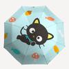 1pc Black Cat Adventure Umbrella with Plastic Handle,Suitable for All Seasons Home Travel Outdoor UmbrellaSanlio292
