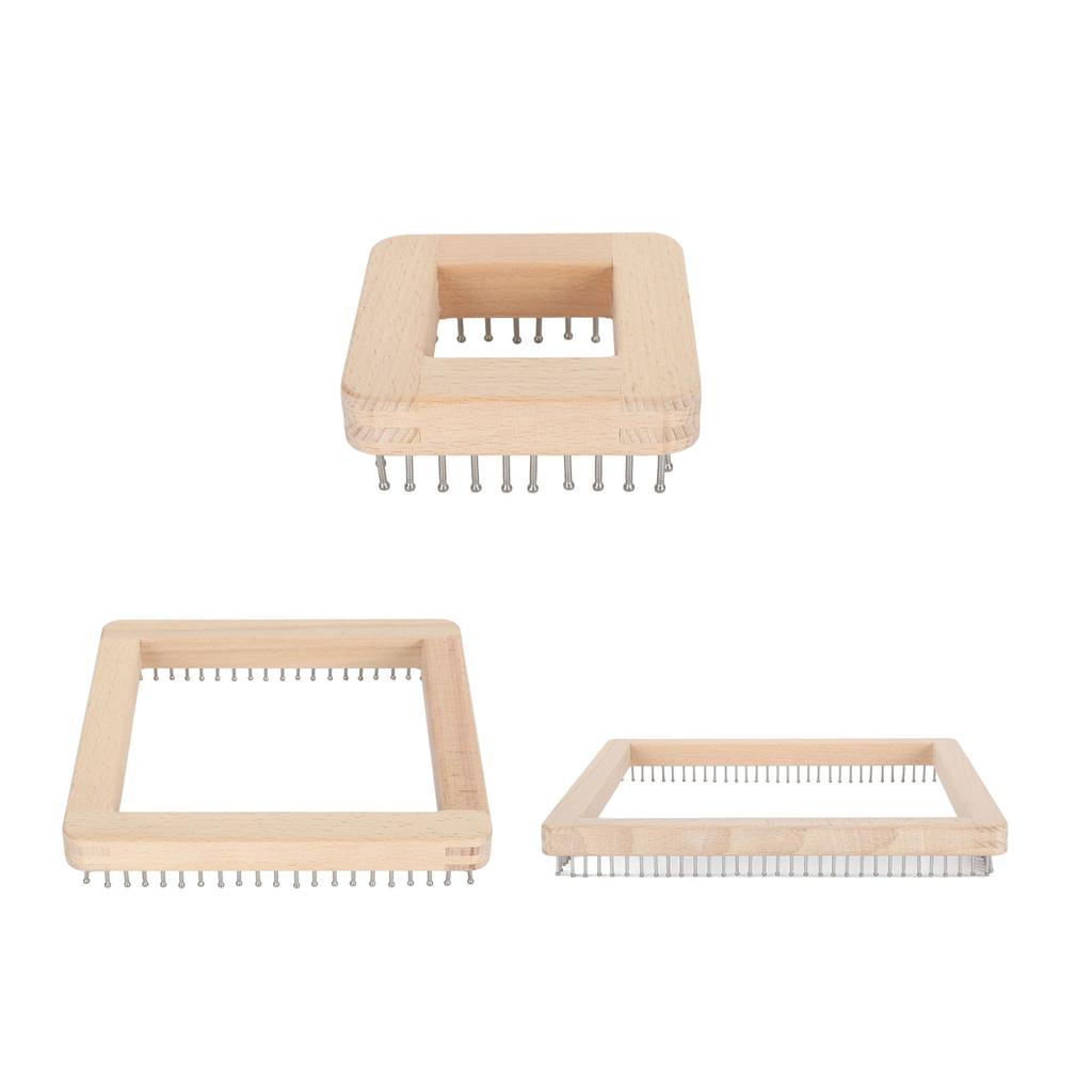 Holzstricken Professionelles handgefertigtes Strickbrett zum Weben von Mützen, Schals und Schals für Kinder