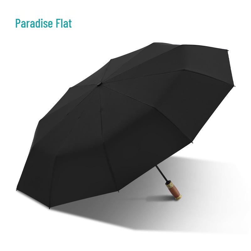 

Paradise Premium Three-Fold Automatic Umbrella with Gift Box, Black Glue, Sun and Rain Protection 61cm 10 ribs