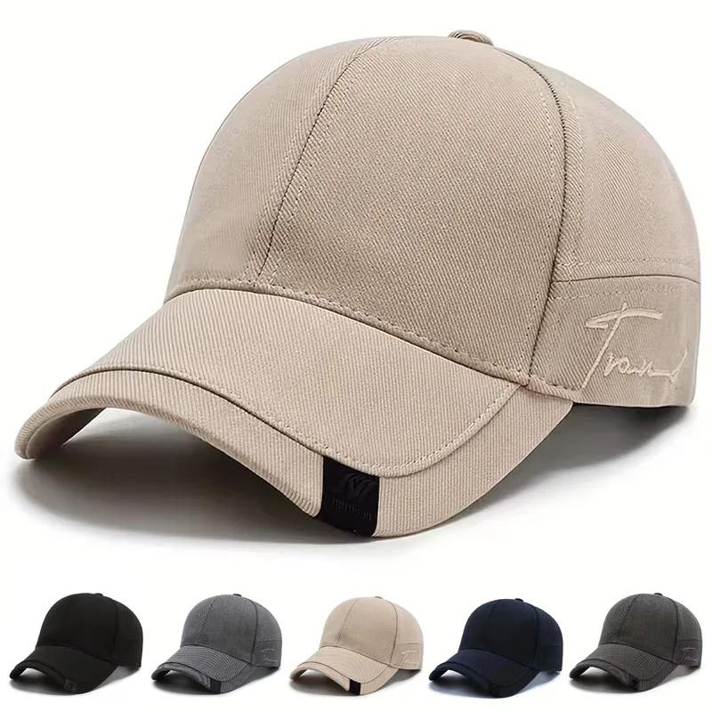 Yto Household Items Women's Grey Fro Embroidery Baseball Caps Spring Autumn Outdoor Use Adjustable Casual Hats Dad Hat Sunscreen Hat For Men And