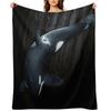 Into the Black - Orca Throw Blanket Anime Beautifuls Bed Luxury St Blankets
