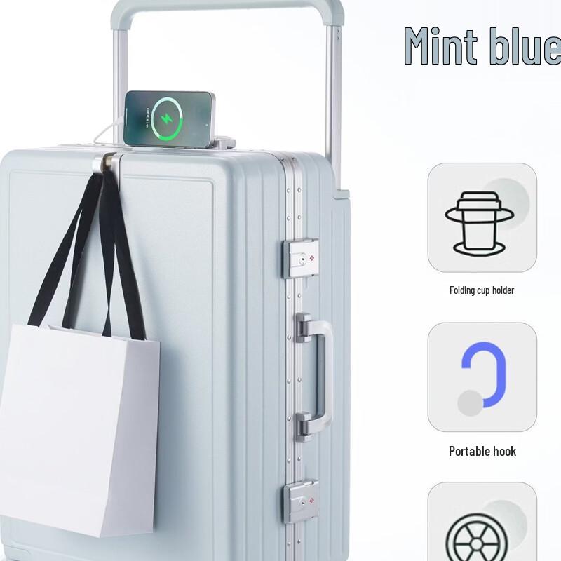 Li Shen Aluminum Frame Travel Suitcase