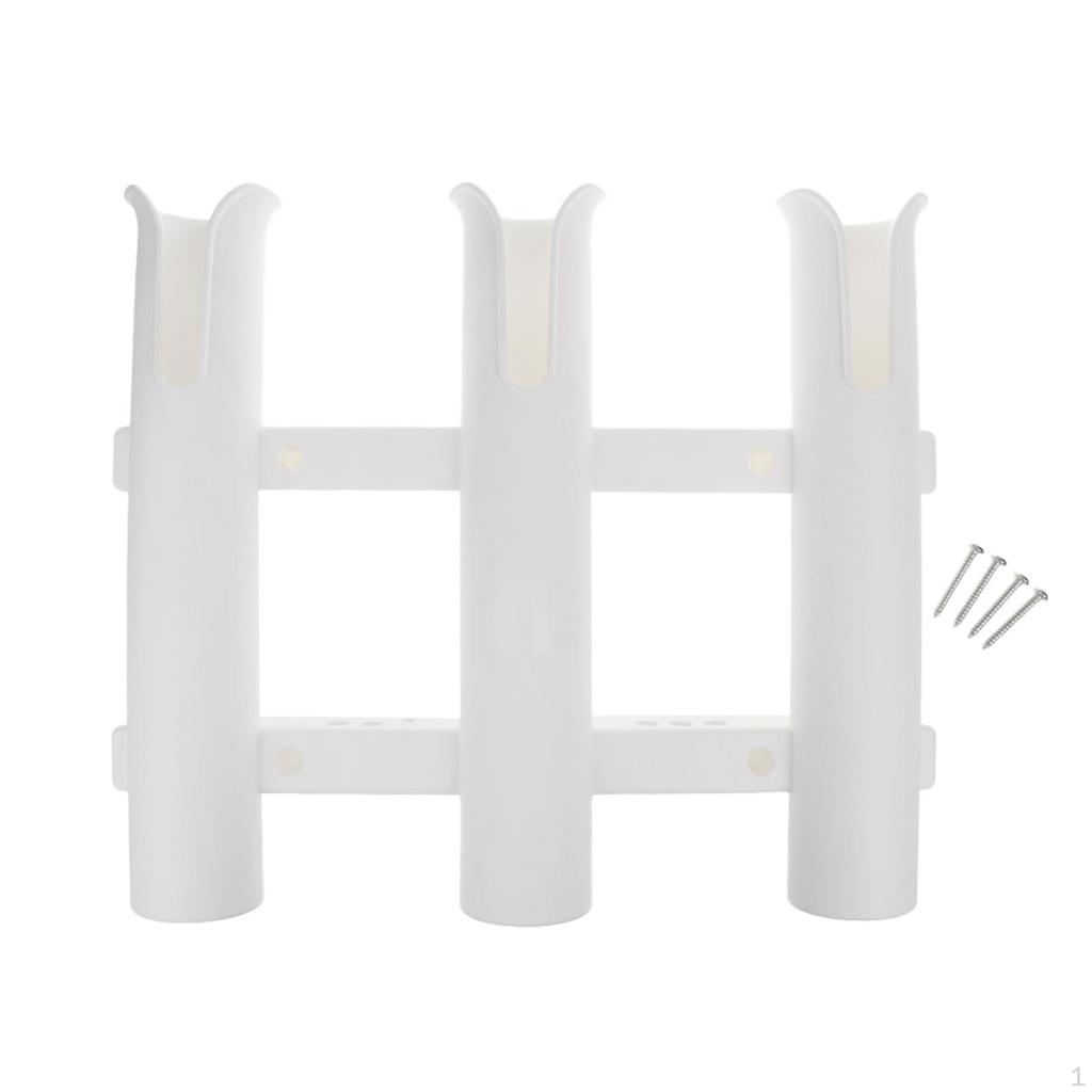 3 Rod Holder Pole Tube Mount Bracekt Rack Tongs