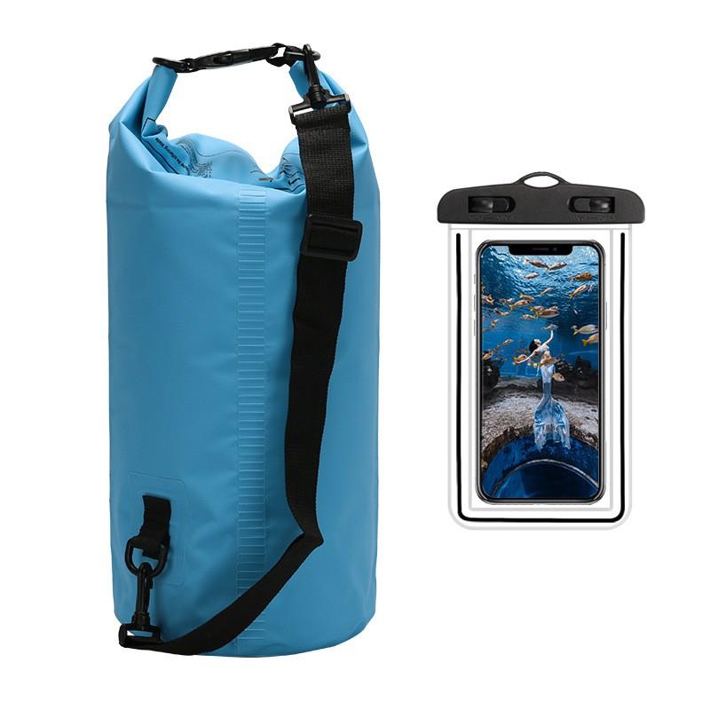 PVC Waterproof Dry Bag Bucket Backpack Beach Swimming Hiking Camping Outdoor Sports 2L-30L