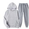 Men's Solid Color Suit Hooded Sweater Sports Two-piece Suit Sports Suit Men's Clothing