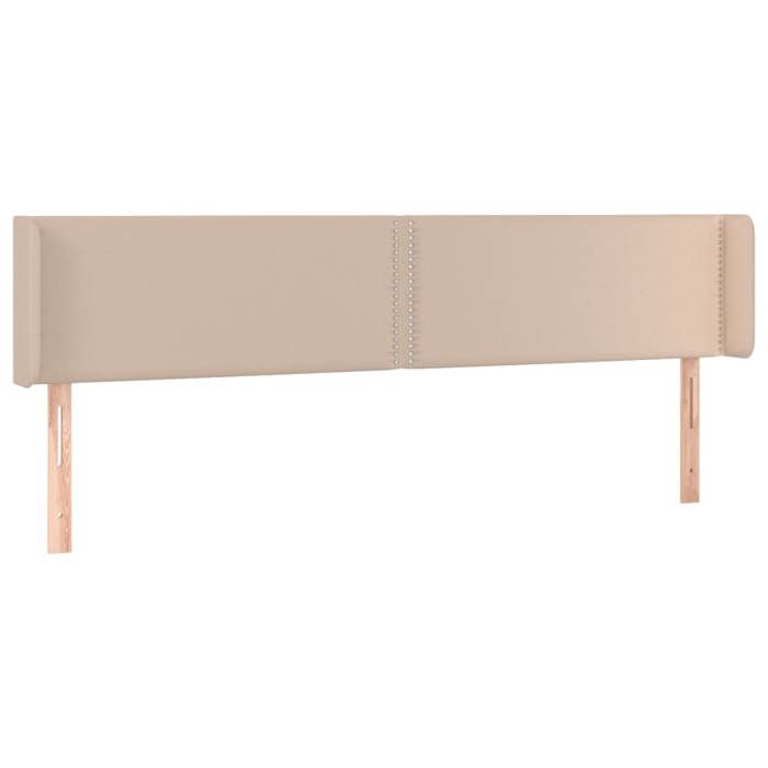 VidaXL LED Headboard Bedroom Furniture Double Bed Accessory Head of Bed Frame Interior Cappuccino 3123203